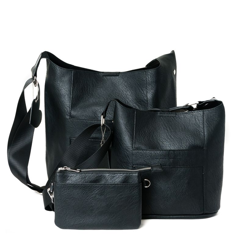 Anna stor crossbag - svart