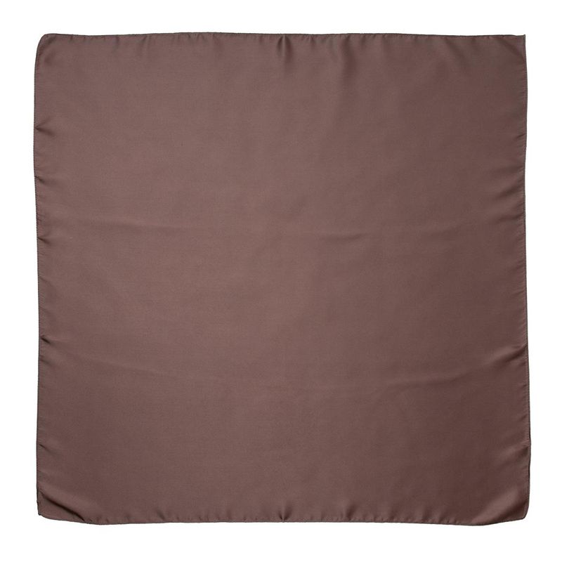 Lite skjerf ensfarget - brun