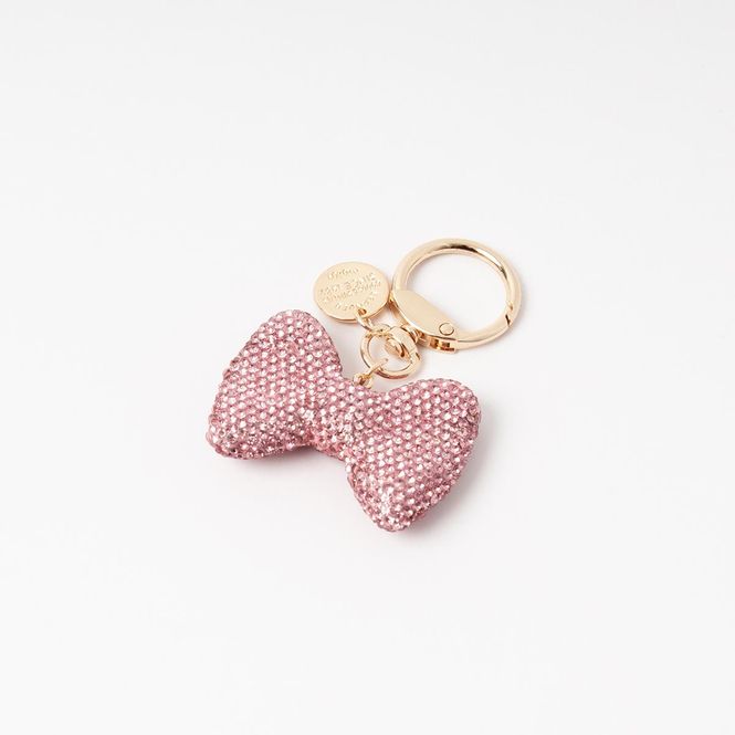 Hovedbilde Veskepynt glitter SLØYFE - rosa