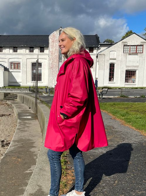 Hovedbilde Regnponcho - rosa