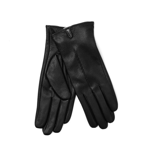 Hovedbilde Skinnhansker med søm - svart