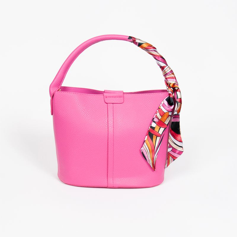 Ibelin liten bucketbag - rosa - feminin veske med tidløs form