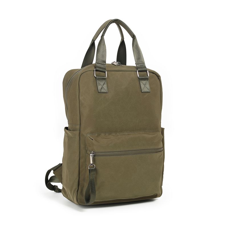 Ingvild tursekk - olivengrønn - romslig ryggsekk til tur og hverdag