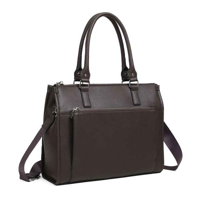 Hovedbilde CATHRINE shopper i imitert skinn, brun