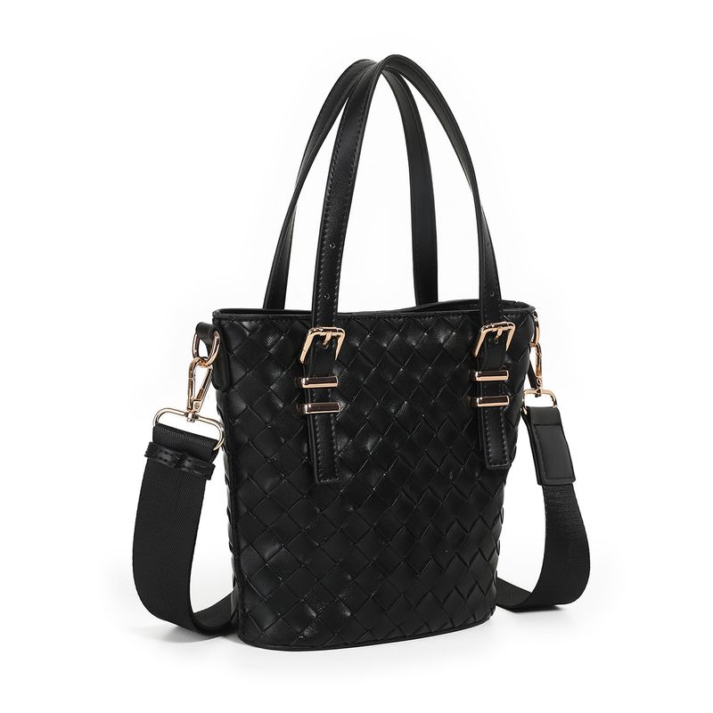 Ivy mini shopper - svart - kompakt og stilren veske