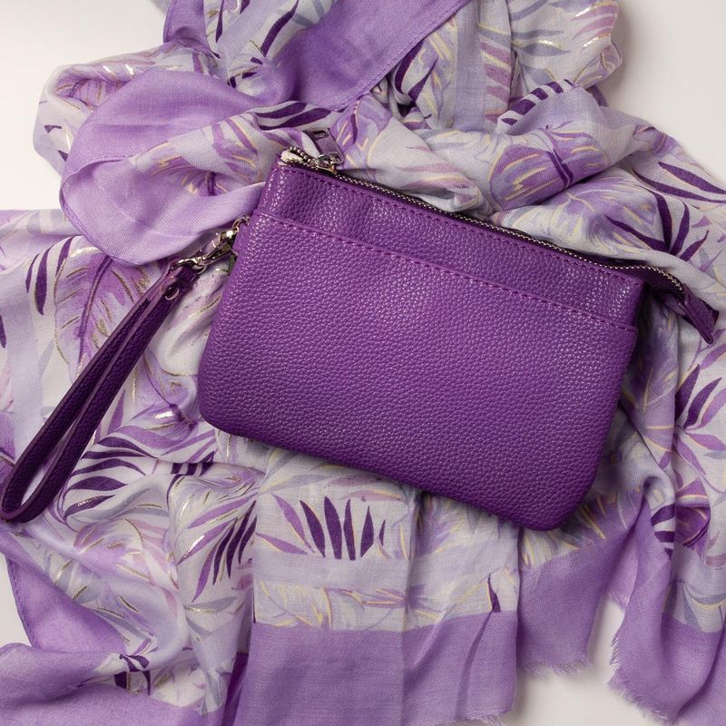 Anna clutch - lilla