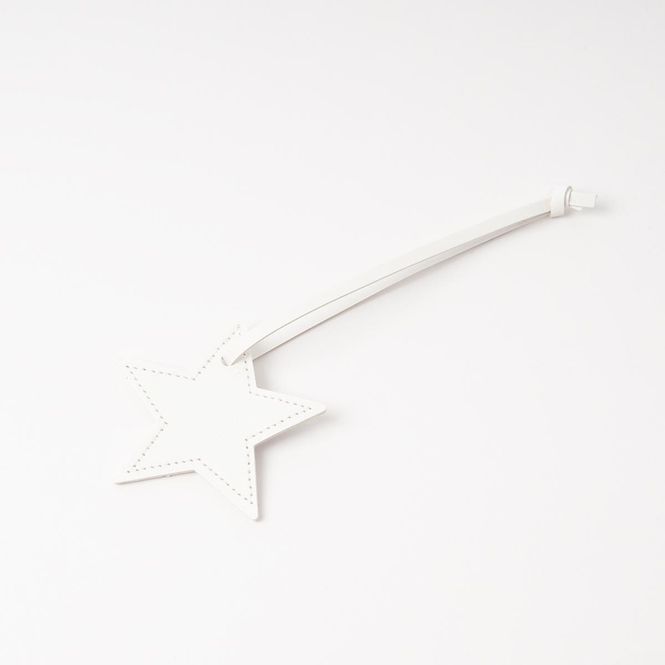 Hovedbilde Veskepynt STJERNE - hvit