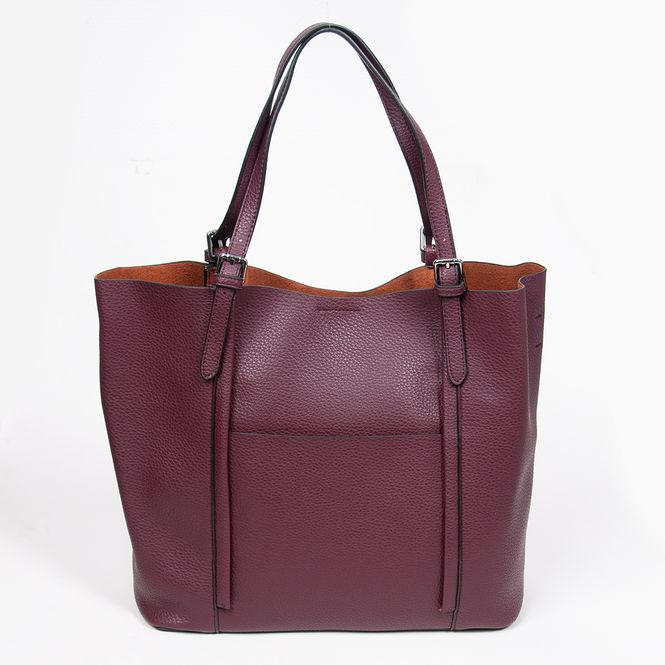 Hovedbilde Hilde shopper veske burgunder - stor tote i ...