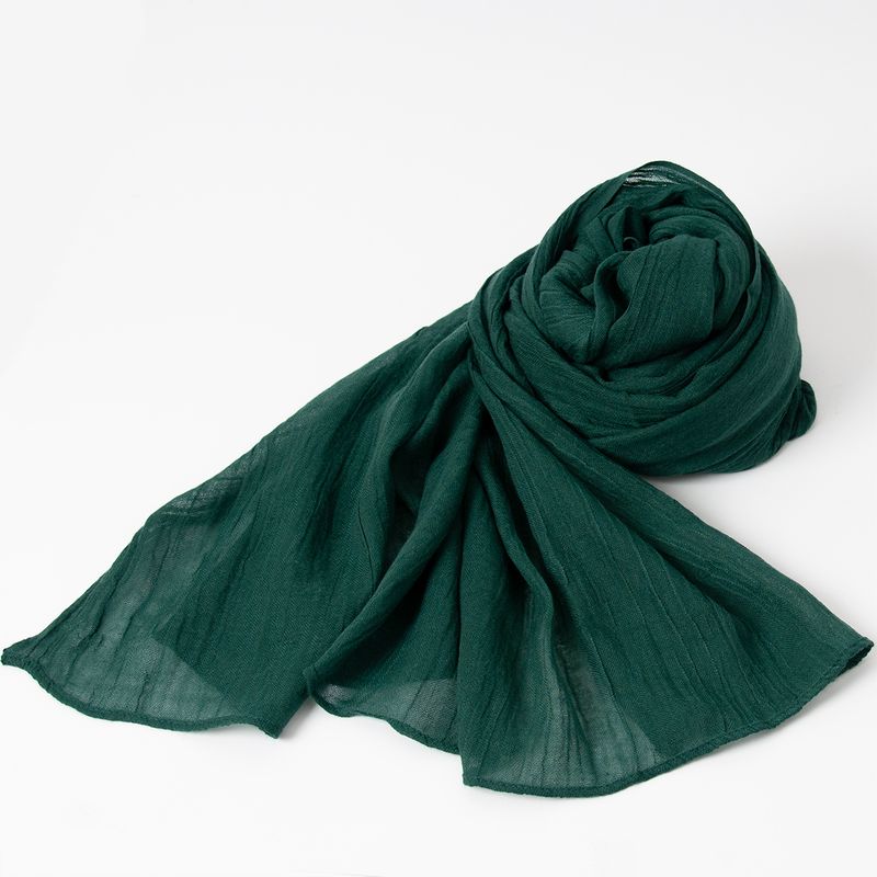 Scarf i modal - mörkgrön