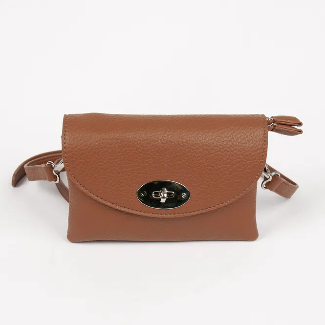 Hovedbilde DANIELLE clutch sølvfarget cognac