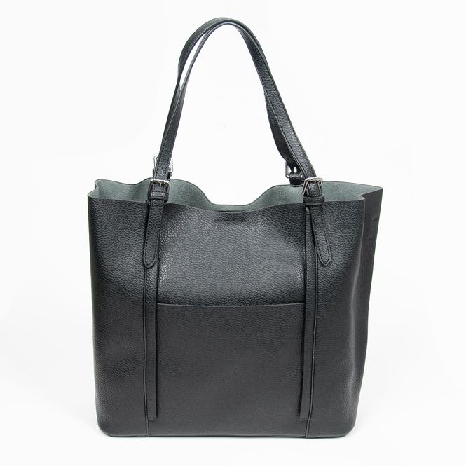 Hovedbilde Hilde shopper veske svart - stor tote i imitert ...