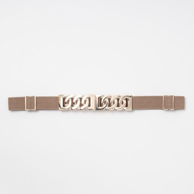 Hovedbilde Elastisk midjebelte med dekorativ gullfarget ...