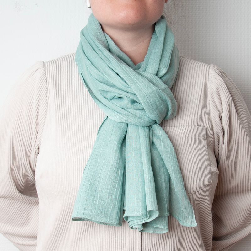 Scarf i modal - ljus grön