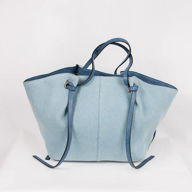 Hovedbilde JOSEFINE stor shopper - jeansblå