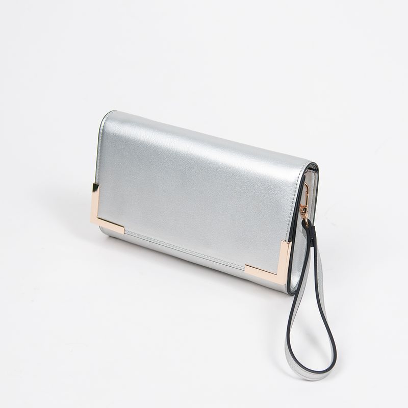 Happy party clutch - silver