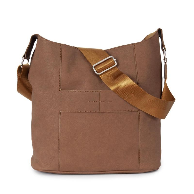 Anna stor crossbag - cognac