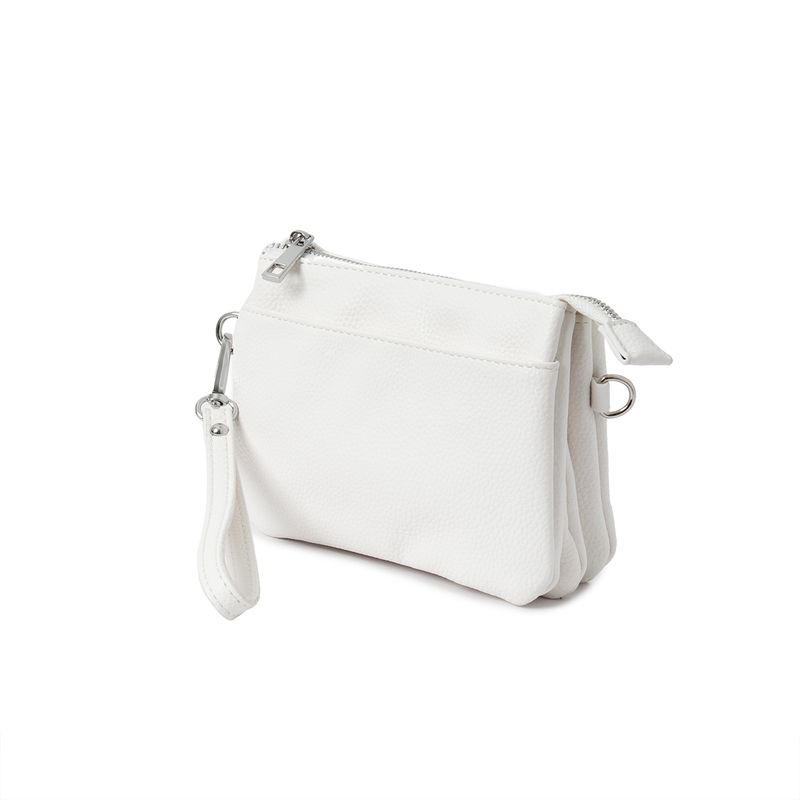 Anna clutch - hvit