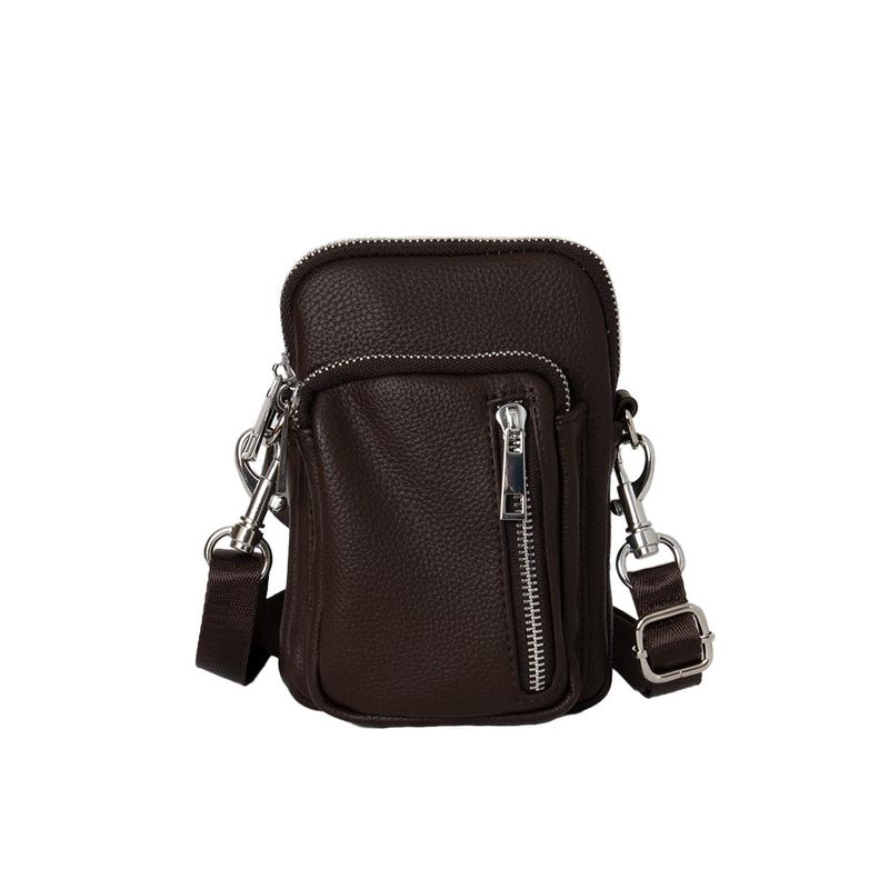 IDA mobilbag - mørk brun