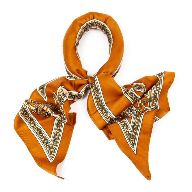 Hovedbilde Trekantet skjerf 130 x 60 cm - dekorativt mønster ...