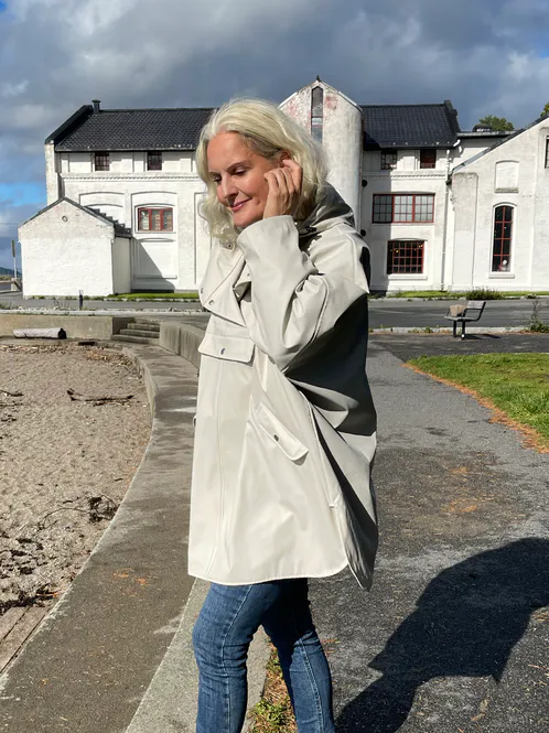 Hovedbilde Regnponcho - offwhite