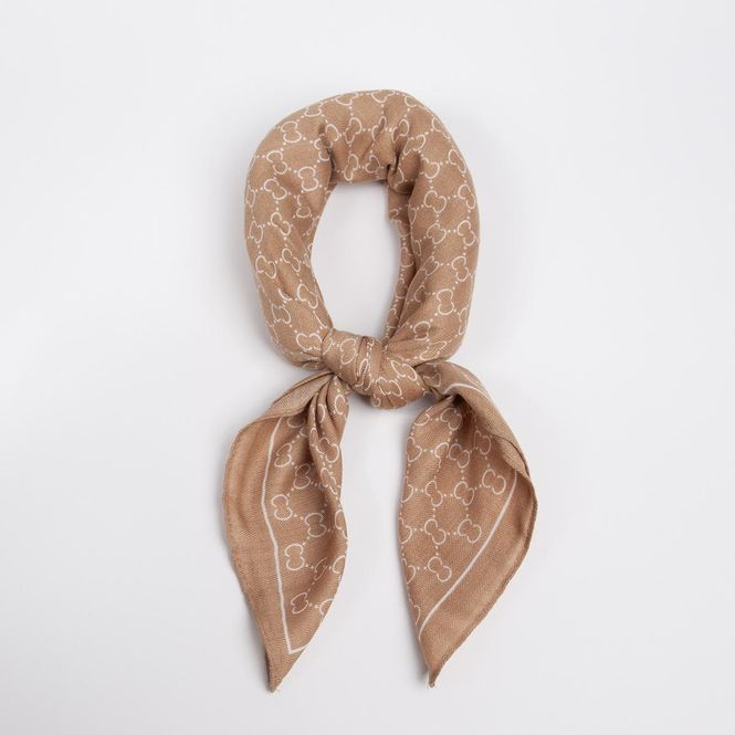 Huvudbild Mönstrad scarf 70x70 cm – klassisk och ...