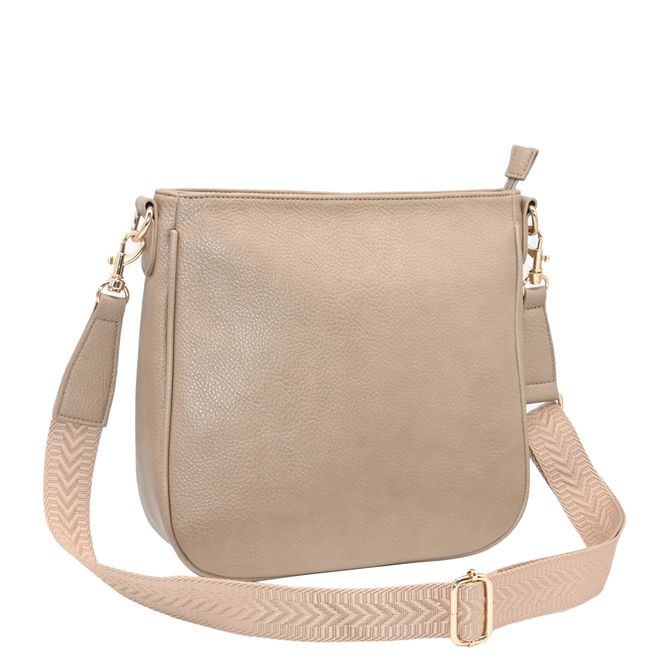 Hovedbilde ELINE crossbag - mørk beige